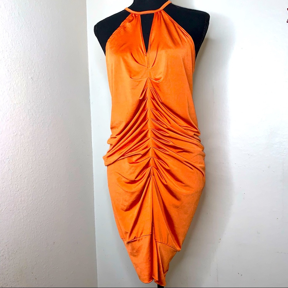 Orange dress